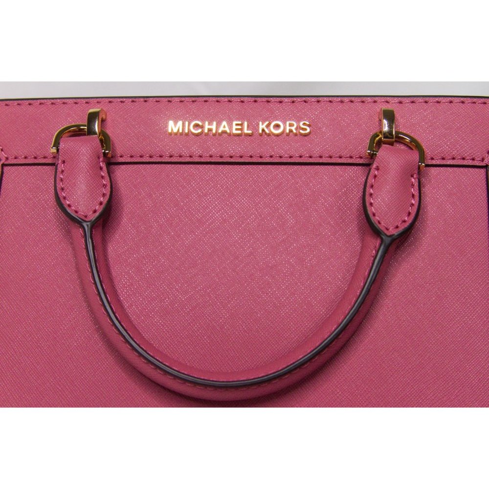 MICHAEL KORS HAND BAG BRANDY TULIP - Picture 5 of 11